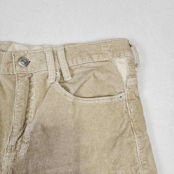We The Free People Revolve Risk Taker Cord Jeans Corduroy Birch Beige 29 ALTERED - Picture 4 of 15